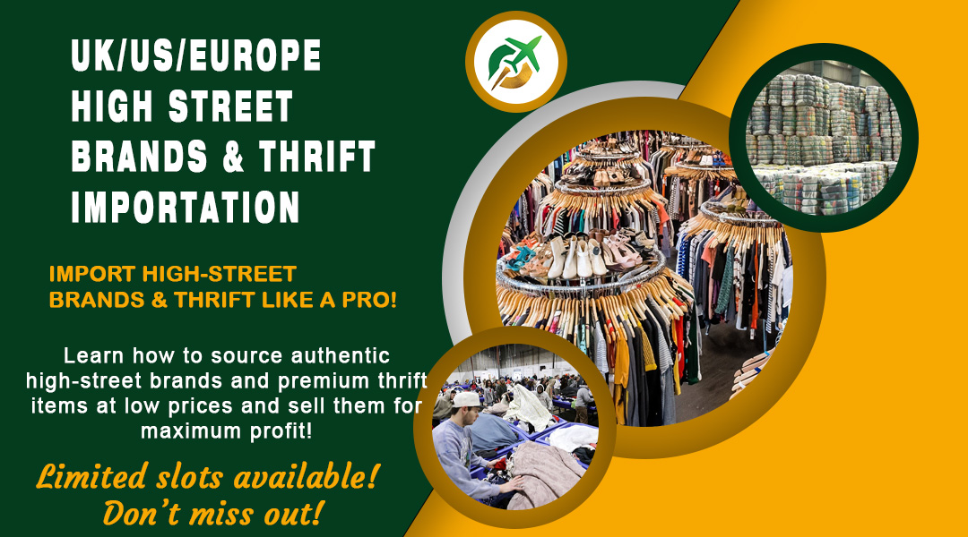 UK/US/EUROPE High Street Brands & Thrift Importation