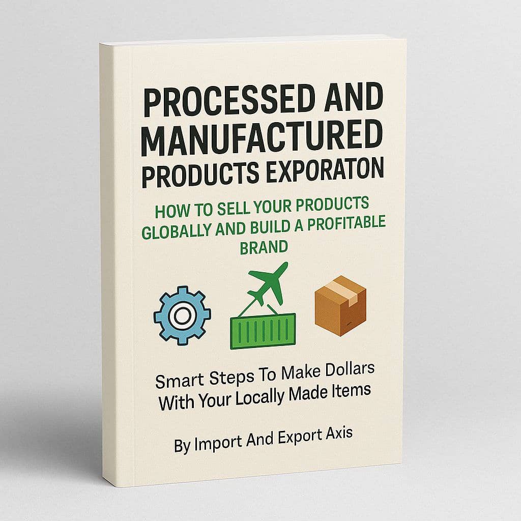 Processed and Manufactured Products Exportation